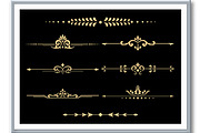 Vintage set of decorative elements, a Decorative Illustration by RODINA (Thumbnail 2 of 3)