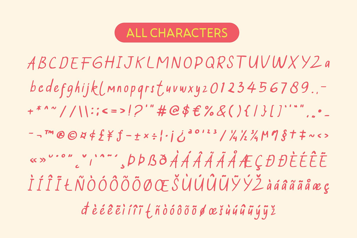 CS Stacy Drawn, a Handwritten Font by Craft Supply Co. (Photo 8 of 8)