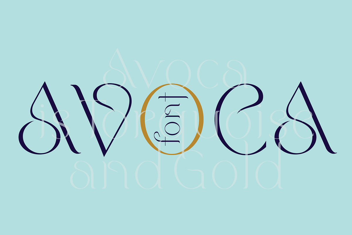 Avoca. Stunning Social Media font, a Serif Font by LostandFoundry (Photo 6 of 6)