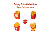 Crispy Fries Collection, a Food Illustration by jongcreative (Thumbnail 1 of 4)