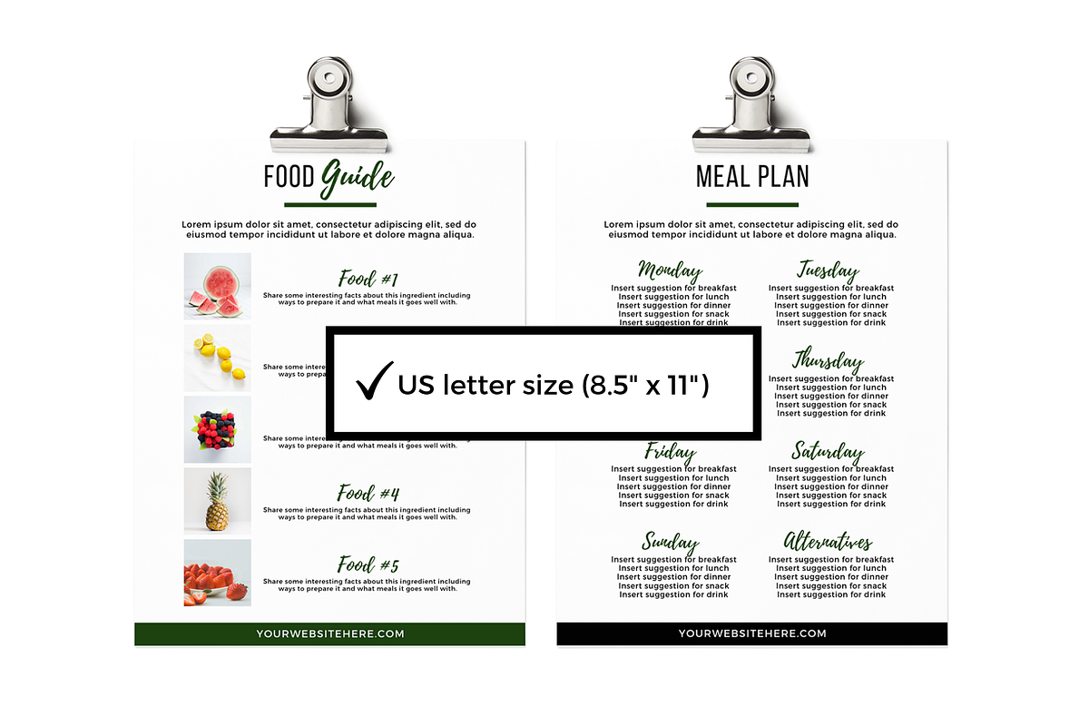Food and Nutrition Lead Magnet, an Email Template by ProductiveandFree (Photo 5 of 8)