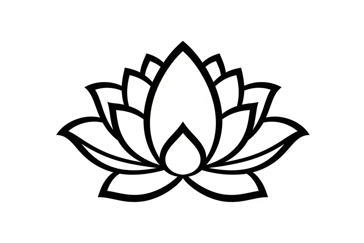 Lotus Flower Vector Icon Bundle, an Illustration by yasushie (Photo 33 of 51)