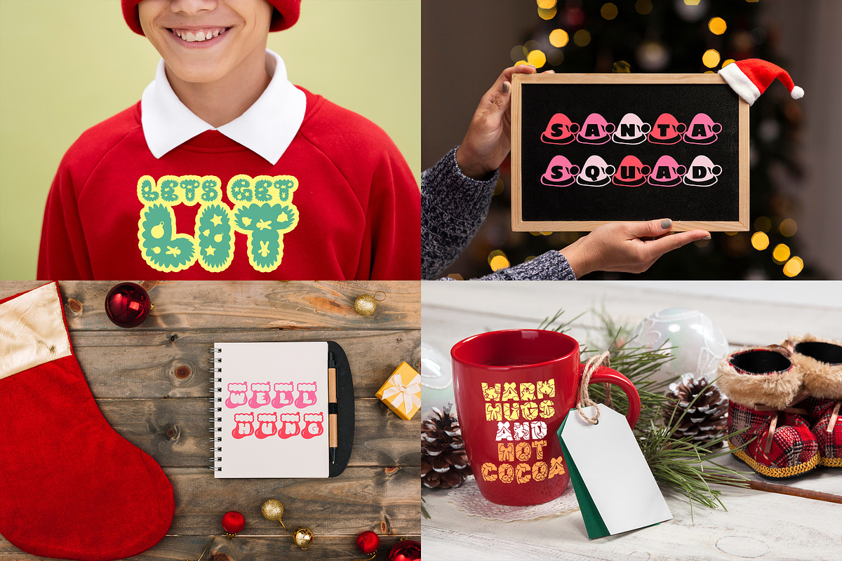The Merry Xmas Font Bundle, a Handwritten Font by WADLEN (Photo 9 of 10)