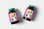 Modern Glass Jar Mockup, a Packaging Mockup by bimockup (Thumbnail 5 of 6)
