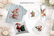 UglyCute Santa Workshop Clipart, an Illustration by Artnoy (Thumbnail 7 of 8)