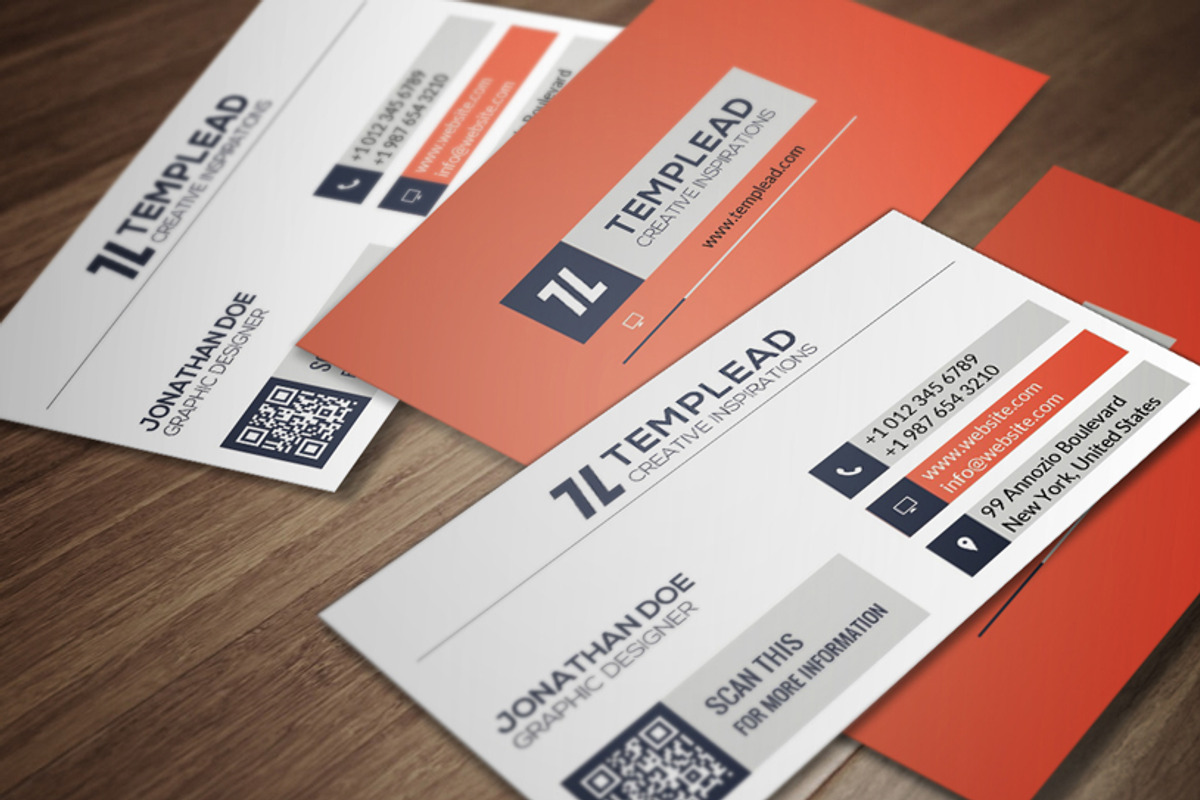 Corporate Business Card CM159, a Business Card Template by annozio (Photo 1 of 4)