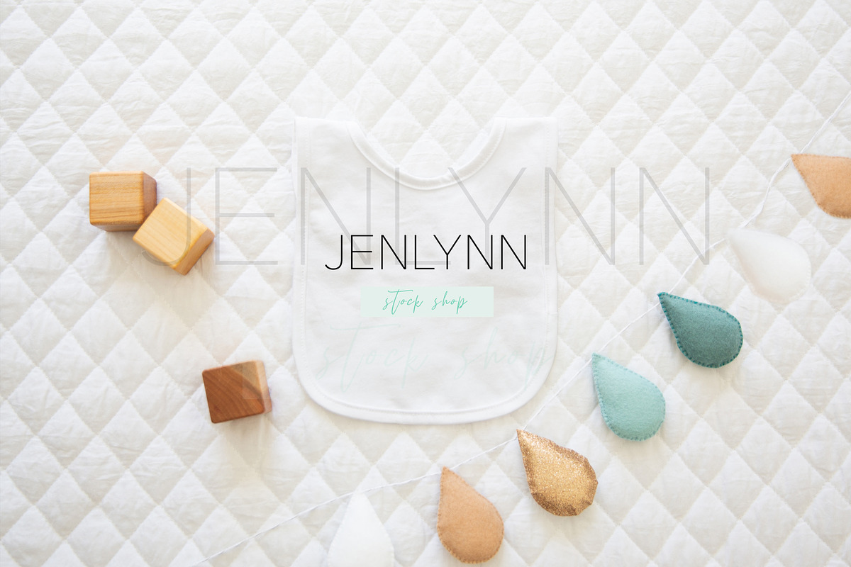 Bib Flatlay Mockup #14, a Product Mockup by JENLYNN Stock Shop (Photo 2 of 8)