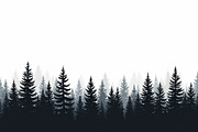Majestic Pine Trees Silhouette, an Illustration by Amazin_art (Thumbnail 8 of 9)
