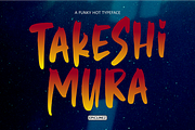 Takeshimura | Funky Typeface, a Font by Epiclinez (Thumbnail 1 of 6)