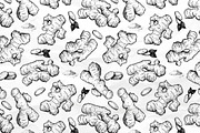 Ginger Drawing Set, a Food Illustration by Epine (Thumbnail 3 of 3)