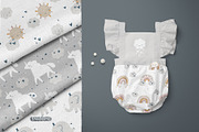 Baby Animals & Pastel Rainbows, an Animal Illustration by tatiletters (Thumbnail 5 of 8)