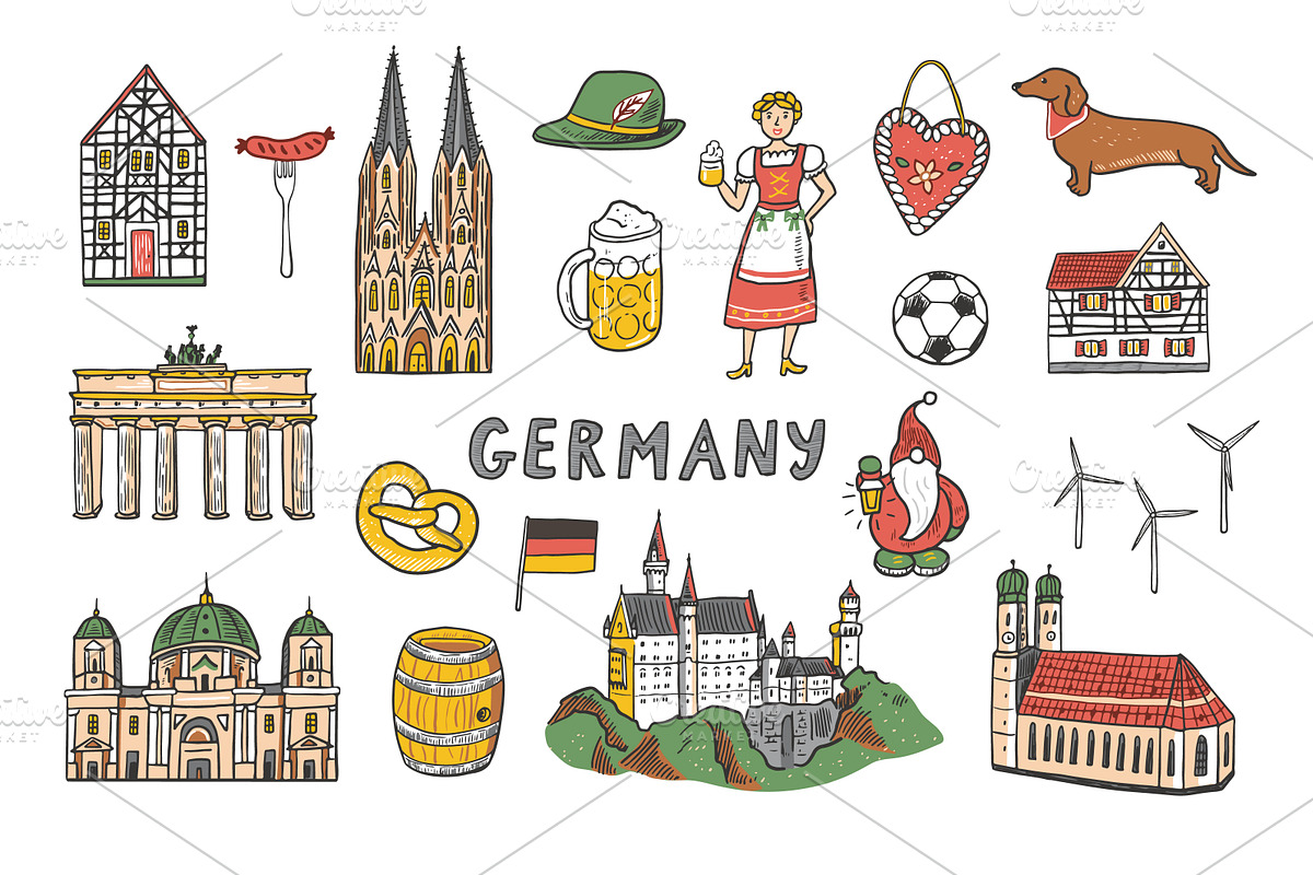 Germany Map, an Education Illustration by GooseFrol (Photo 4 of 7)