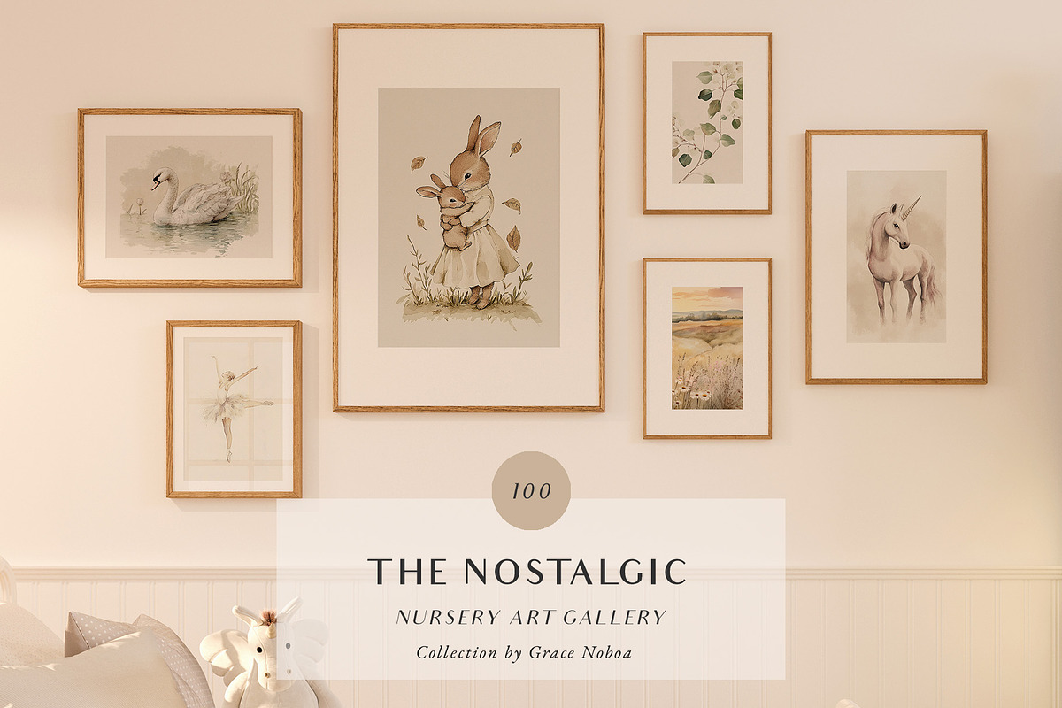 Nursery home and room print gallery, a Background Graphic by Grace Noboa Illustrations (Photo 8 of 16)
