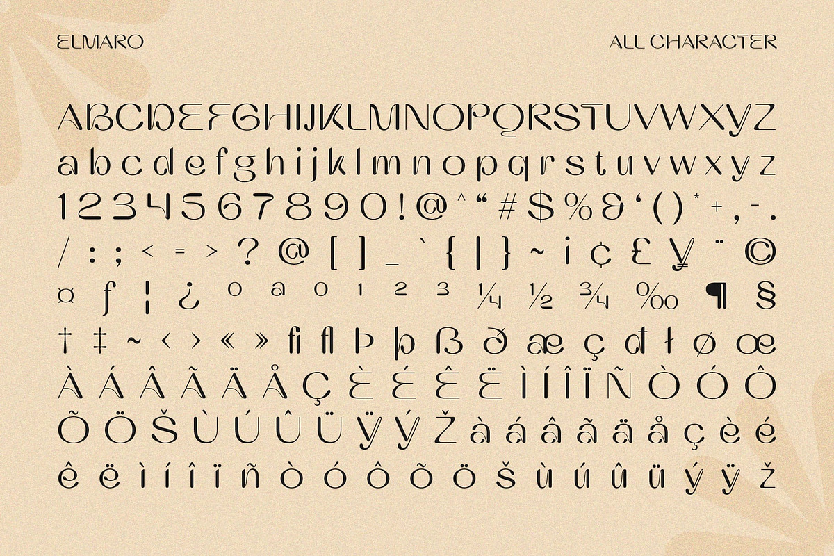 Elmaro – Modern Font, a Sans Serif Font by Craft Supply Co. (Photo 8 of 8)