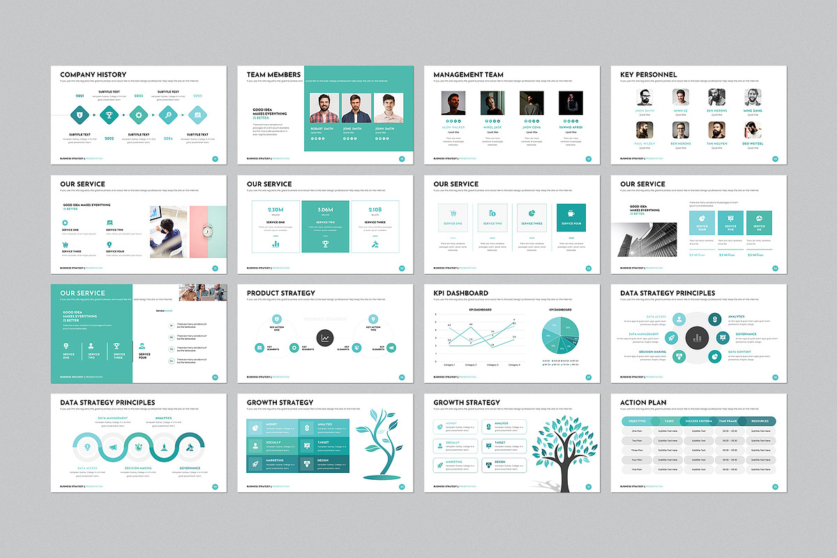 Business Strategy Presentation, a Presentation Template by CreativeSlides (Photo 6 of 26)