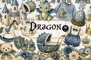 Baby Dragon Clipart