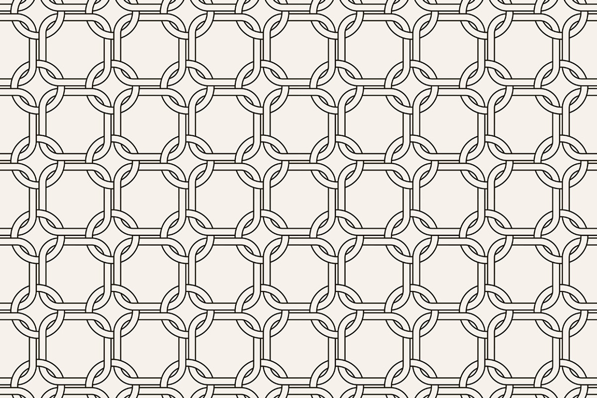Interwoven Seamless Patterns Set, a Pattern Graphic by Curly_Pat (Photo 3 of 5)