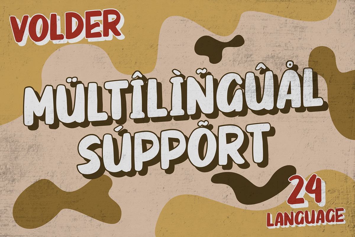VOLDER RETRO FONTS + SHADOW preview 4