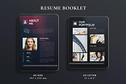 Resume Booklet Template, a Resume Template by TemplatesForest (Thumbnail 2 of 5)