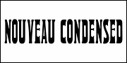 Nouveau Condensed JNL, a Font by Jeff Levine Fonts (Thumbnail 2 of 5)