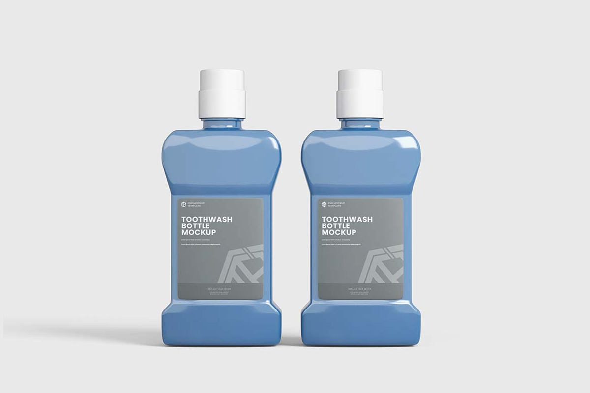 Mouthwash bottle mockup, a Packaging Mockup by tiyasprabawa (Photo 4 of 5)