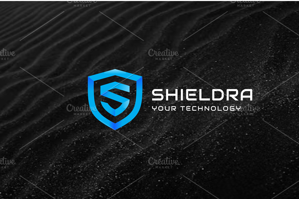 Sleek Blue Shield S Logo, a Branding & Logo Template by MadeByShahbaz (Photo 1 of 6)