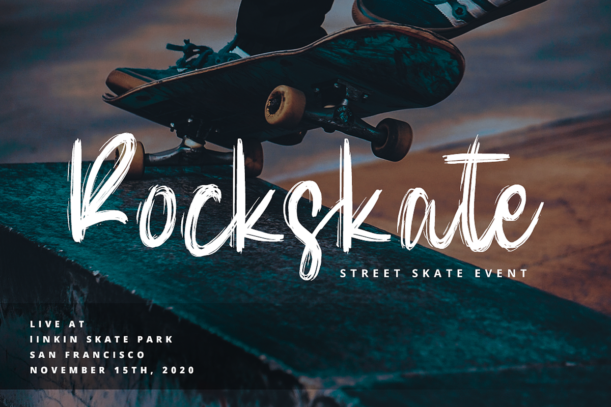 Script Brush Font, a Script Font by Graphue (Photo 7 of 12)