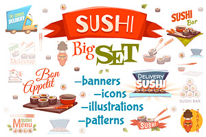 Sushi banners