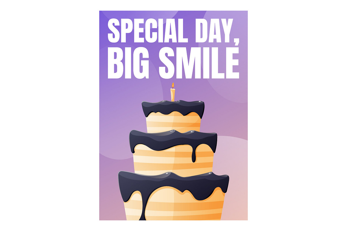 3 Vector Birthday Cards, an Object Graphic by EeKayStore (Photo 4 of 4)