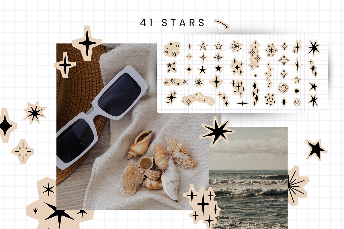 Scrapbook Doodles & Collage Elements, an Object Graphic by Kristina Chistiakova (Photo 2 of 10)