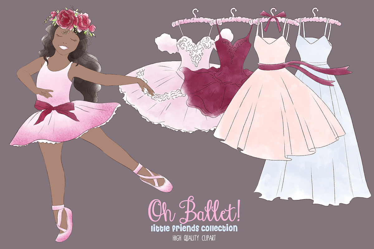 Ballerina, ballet dancer, tutu, an Education Illustration by Magic Story Studio (Photo 3 of 4)