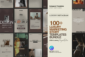 Instagram Stories Template For Canva, a Social Media Template by Crafted Pixel