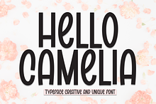 Hello Camelia | Script Font