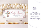 Party Banner Mockup Wall Tapestry, a Merchandise Mockup by Mie Mockup Studio (Thumbnail 6 of 8)