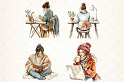 modern workplace clipart, an Illustration by DreamCafeArt (Thumbnail 3 of 5)