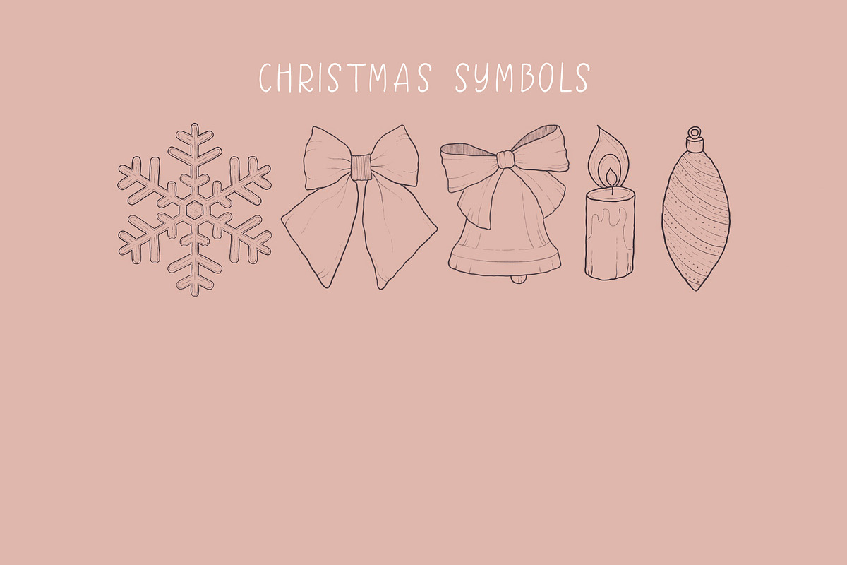 Christmas Procreate Brushes, a Brush Add-On by Little Nordic Atelier (Photo 4 of 5)