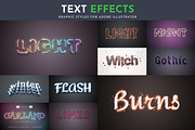 100 Vector Text Effects | Part 2, a Layer Style Add-On by rwgusev (Thumbnail 3 of 11)