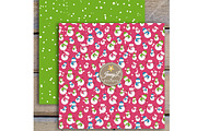 Snowman Digital Paper, a Pattern Graphic by JennyL Designs (Thumbnail 3 of 5)