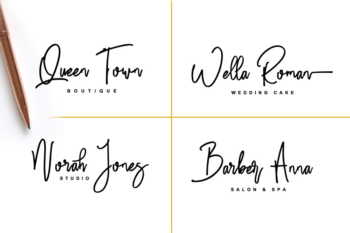 Salute Riches - Handwritten Font preview 6