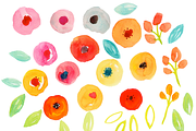 Watercolor Abstract Flowers Dots, an Illustration by Sandra Jones Art (Thumbnail 3 of 4)
