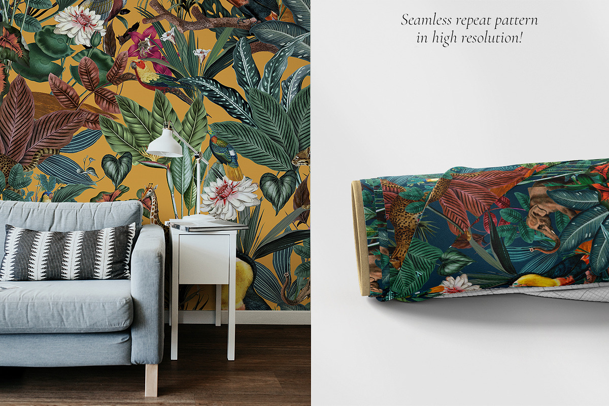 Wild Life (Patterns Wallpapers), a Pattern Graphic by Luiz da Rolt Grathwohl (Photo 7 of 9)
