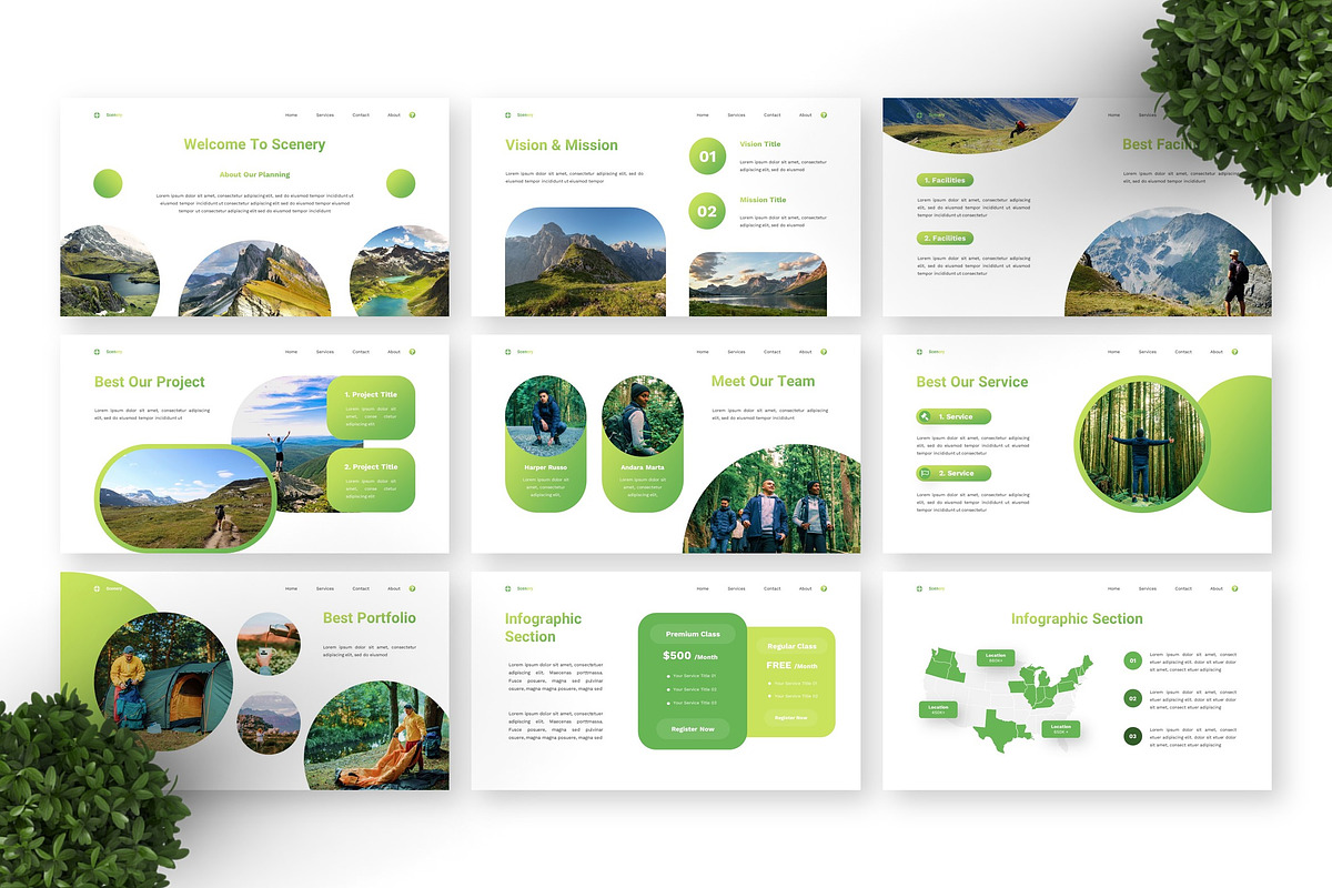 Scenery - Nature Google Slide preview 6