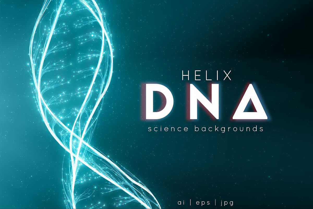 DNA Helix vector, an Object Graphic by GarryKillian (Photo 1 of 3)
