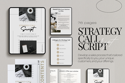 Client Discovery Call Script, a Marketing Template by BE-Creatives