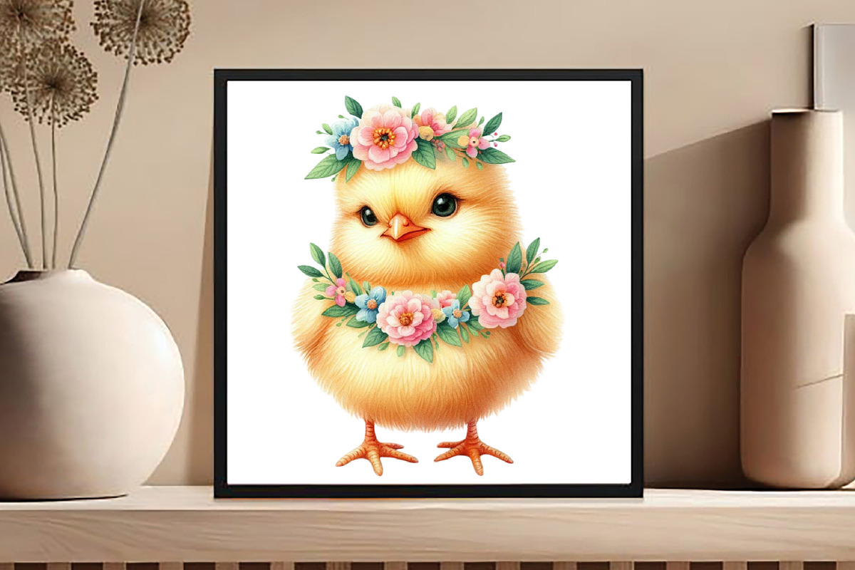 Baby Chick Easter Day Sublimation, an Animal Illustration by DreamCafeArt (Photo 5 of 5)