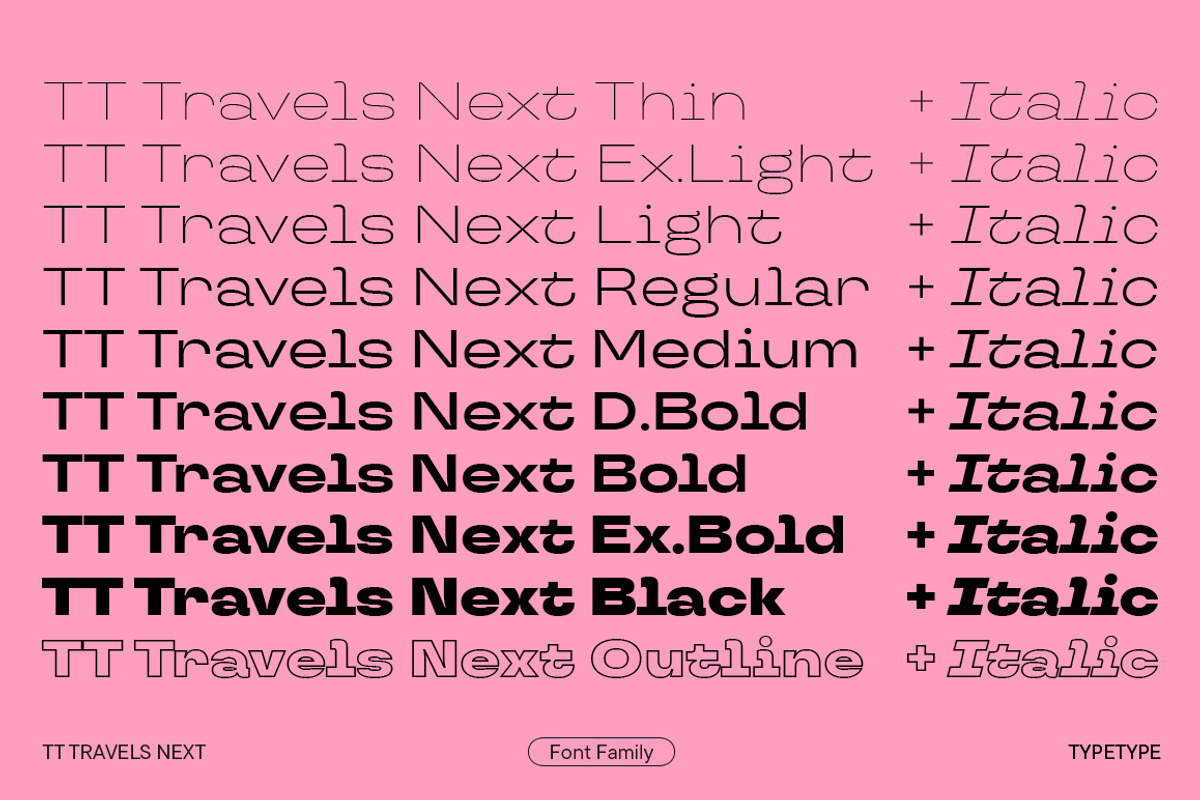 TT Travels Next, a Sans Serif Font by TypeType (Photo 2 of 15)