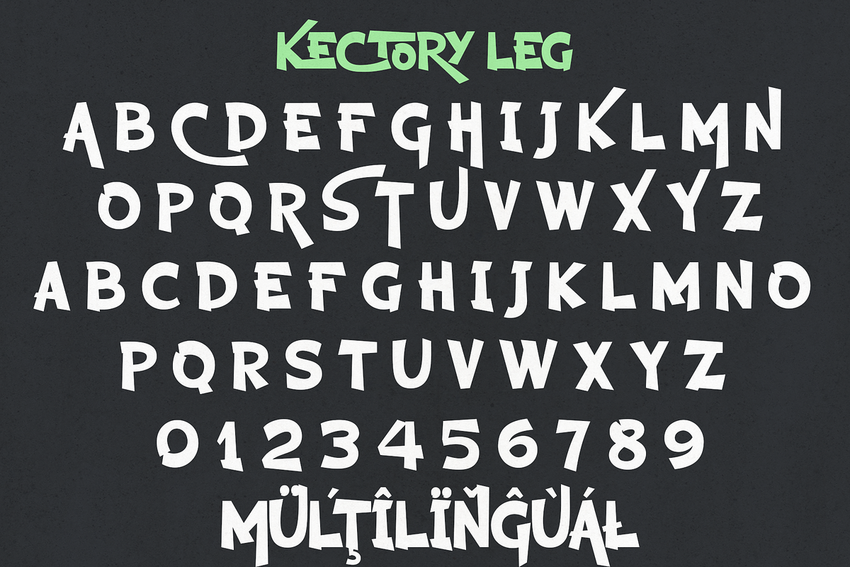 Kectory – Display Font, a Sans Serif Font by NDNL Studio (Photo 9 of 10)