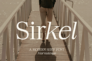 Sirkel - A Modern Serif Font, a Serif Font by Marvadesign (Thumbnail 1 of 10)