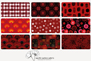 80 red geometric seamless pattern, a Pattern Graphic by Poppy Lane Studio (Thumbnail 3 of 11)