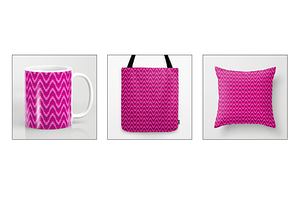 Red & Pink Bargello Patterns